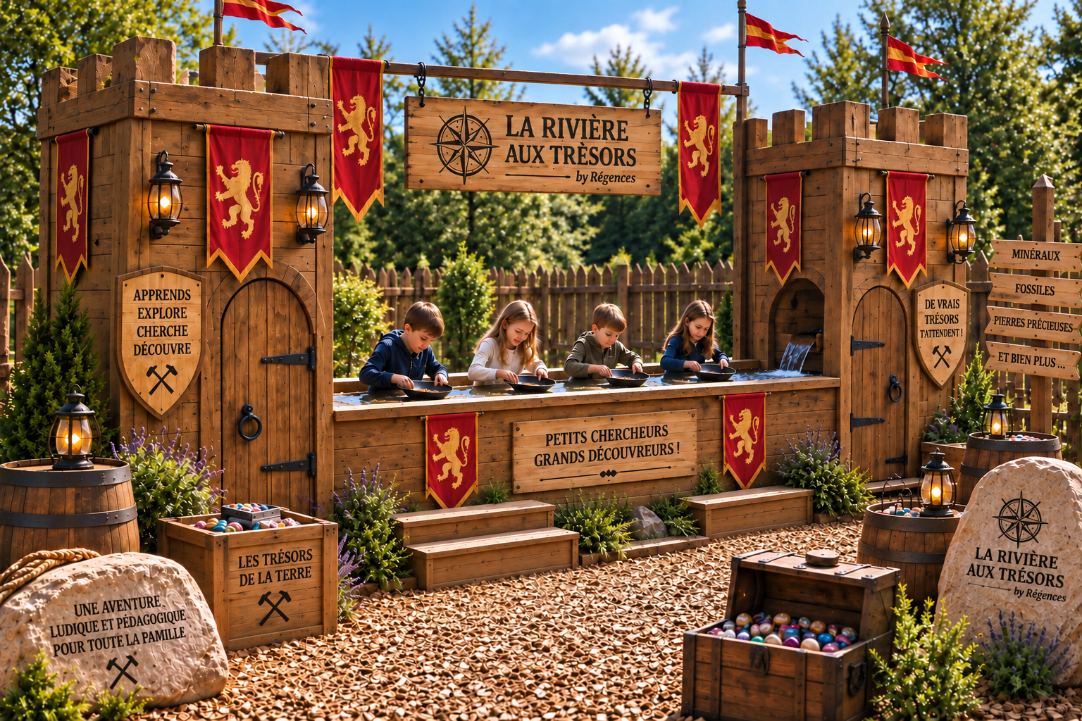 Nos rivières Châteaux — Visuel d’intention
