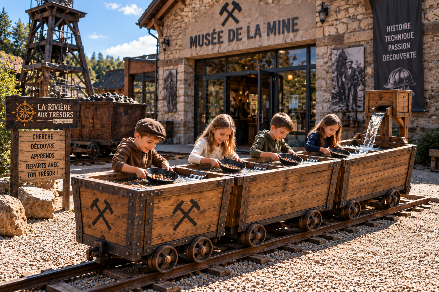 Nos rivières Mines & Trains — Visuel d’intention