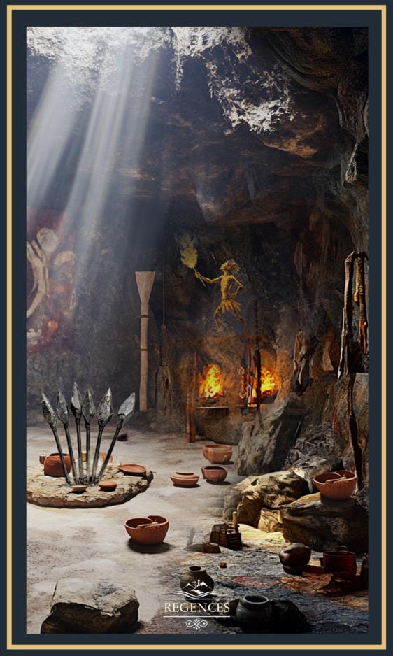 Scénographie d’une grotte immersive